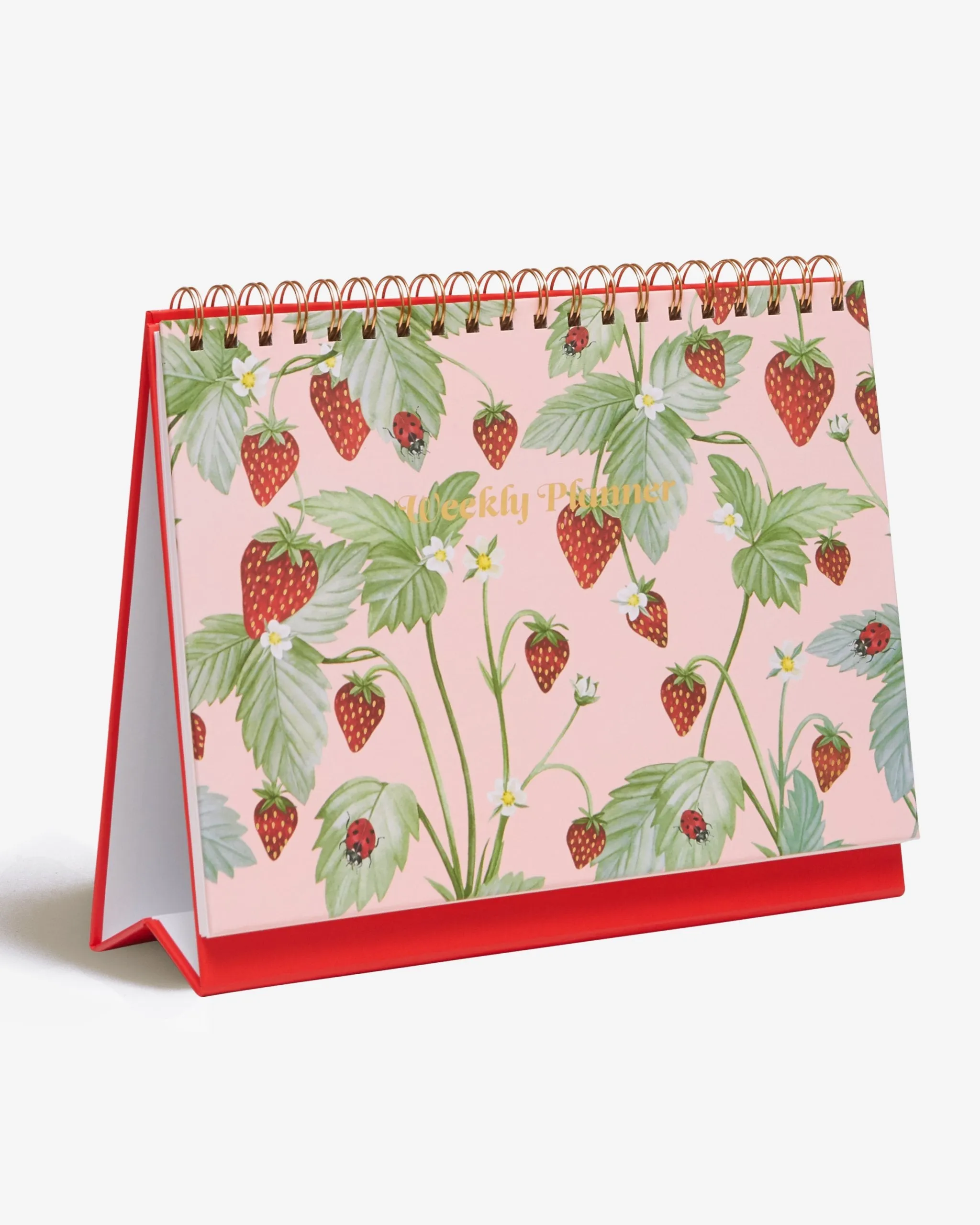 Weekly Desk Planner - Fraise