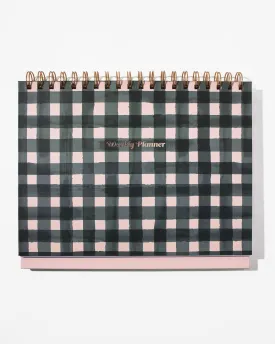 Weekly Desk Planner - Gingham