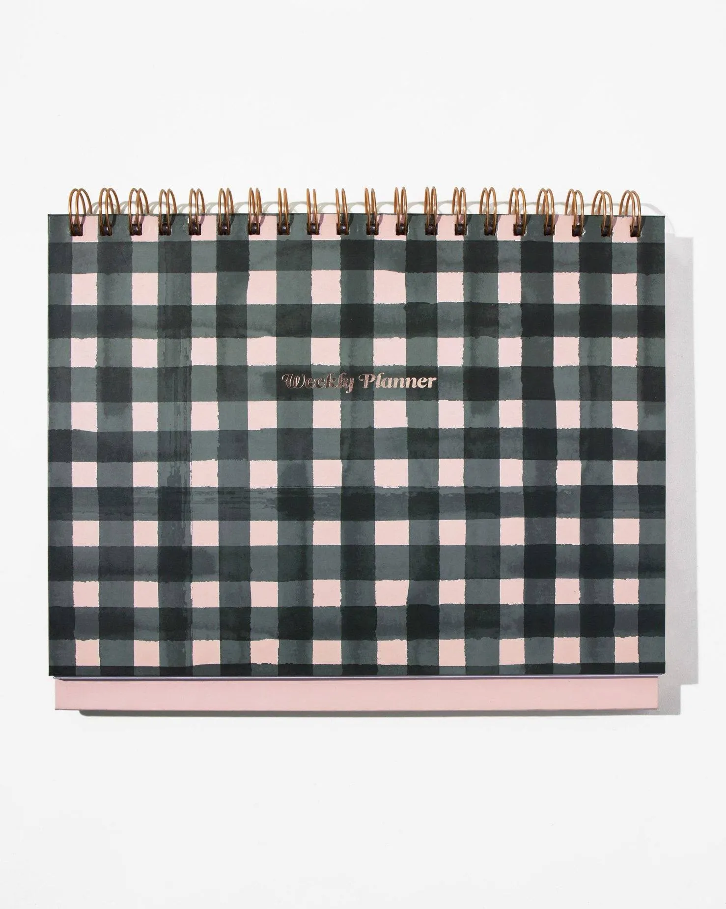 Weekly Desk Planner - Gingham