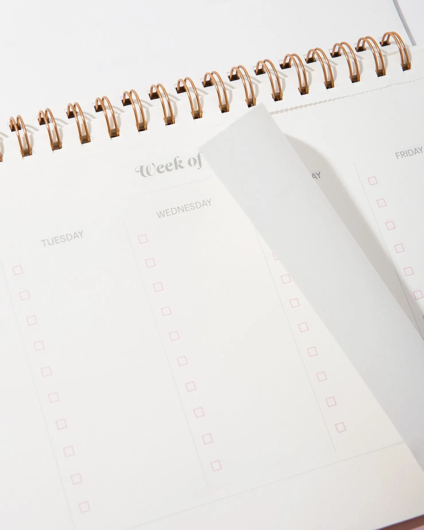 Weekly Desk Planner - Tropical Deco