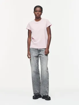 Wide Jean in Worn Grey