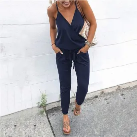 Women's Loose Baggy Strappy Romper Jumpsuit Summer Overalls
