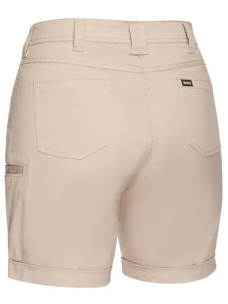 WOMEN'S STRETCH COTTON SHORT BSHL1015