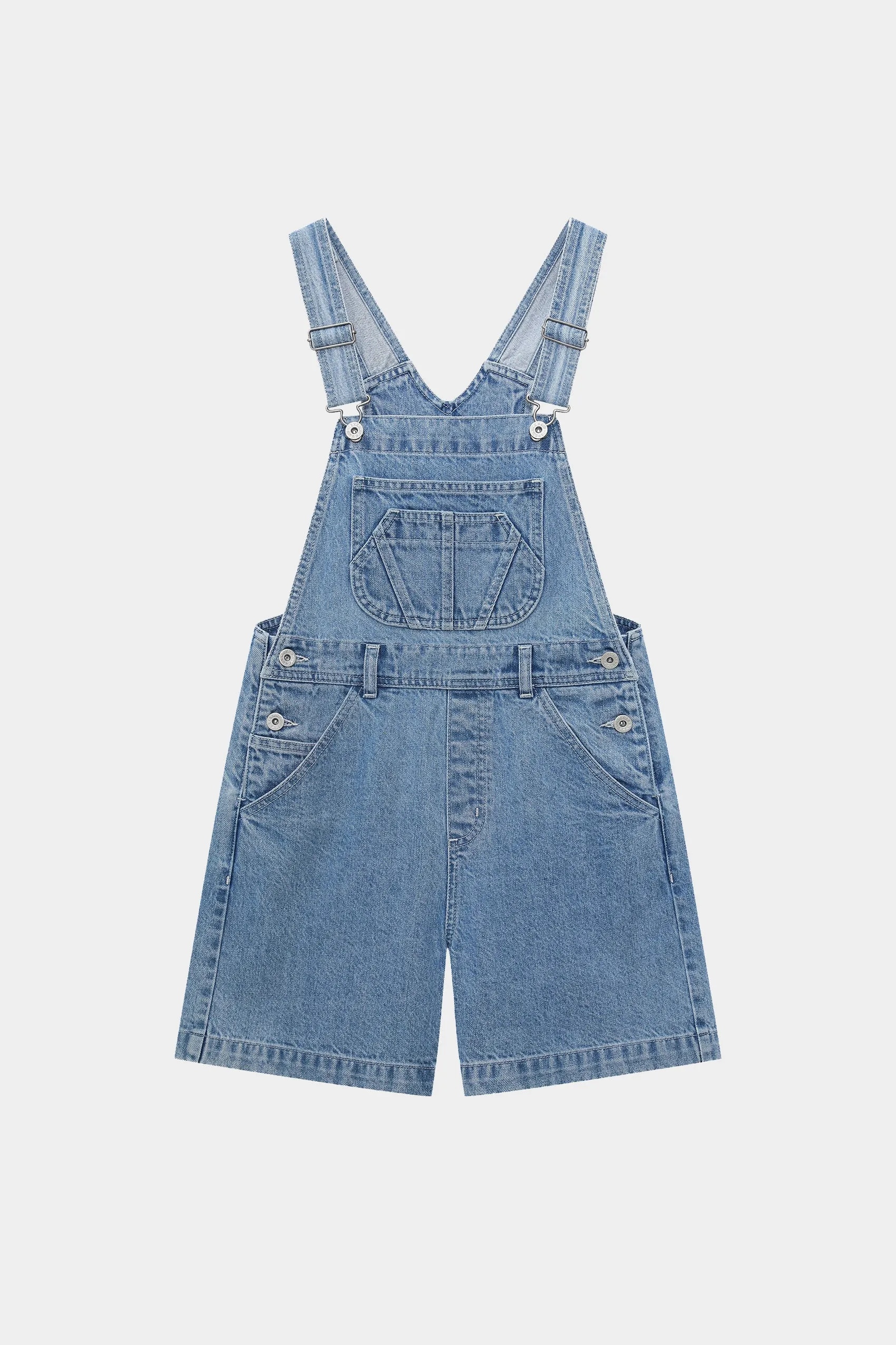 ZNEJeans -Women's strappy denim jumpsuit shorts 1228